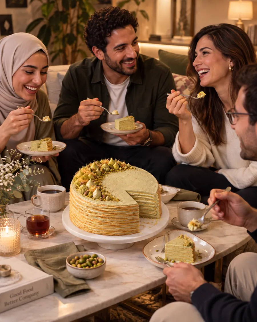 Friends gathering